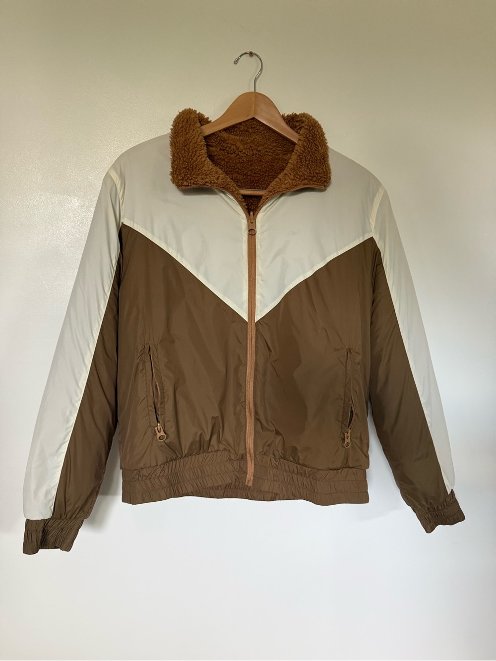 Zyia Active Reversible Camel Sierra Jacket